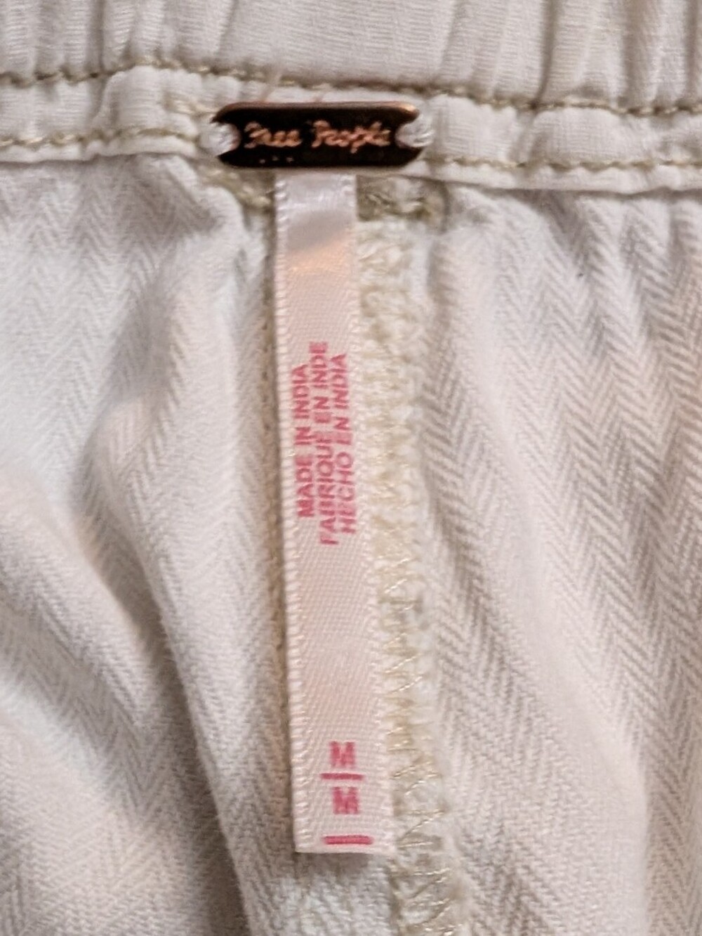 We The Free Tahiti Pull-On Cargo Pants in Tofu White Size Medium Y2K - Picture 9 of 16